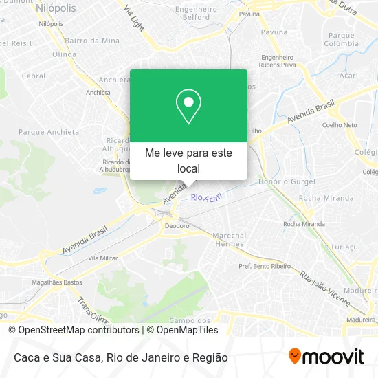Caca e Sua Casa mapa