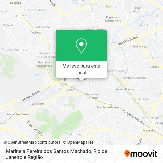 Marineia Pereira dos Santos Machado mapa