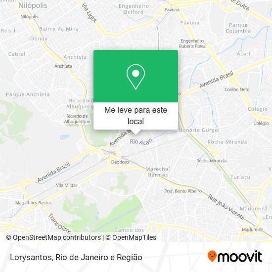 Lorysantos mapa