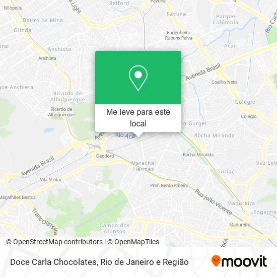 Doce Carla Chocolates mapa