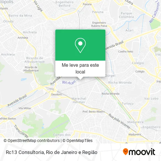 Rc13 Consultoria mapa