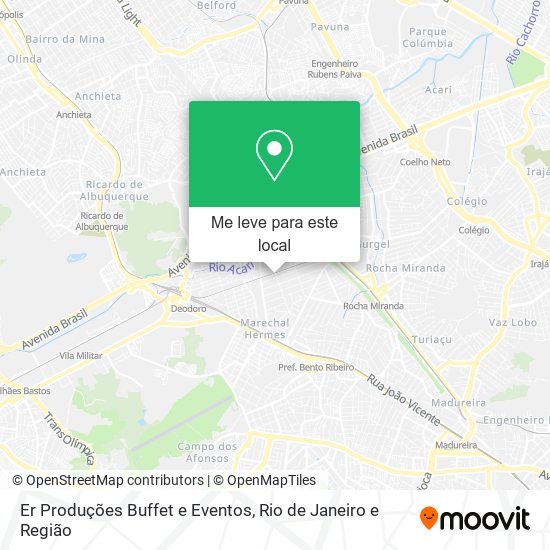 Er Produções Buffet e Eventos mapa