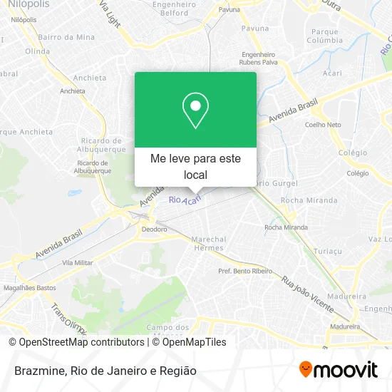 Brazmine mapa