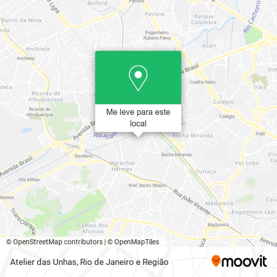 Atelier das Unhas mapa
