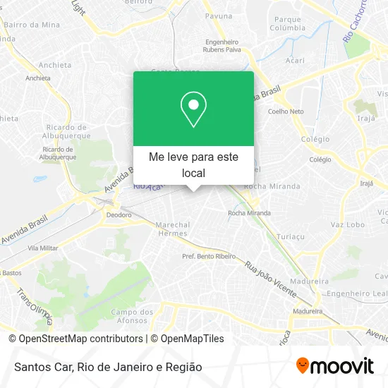 Santos Car mapa