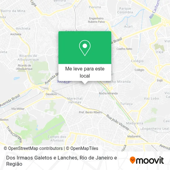 Dos Irmaos Galetos e Lanches mapa