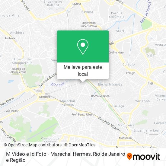 M Vídeo e Id Foto - Marechal Hermes mapa