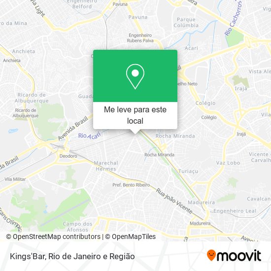 Kings'Bar mapa