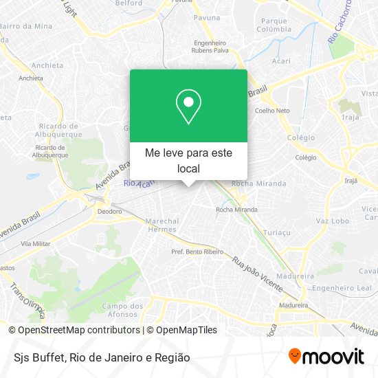 Sjs Buffet mapa