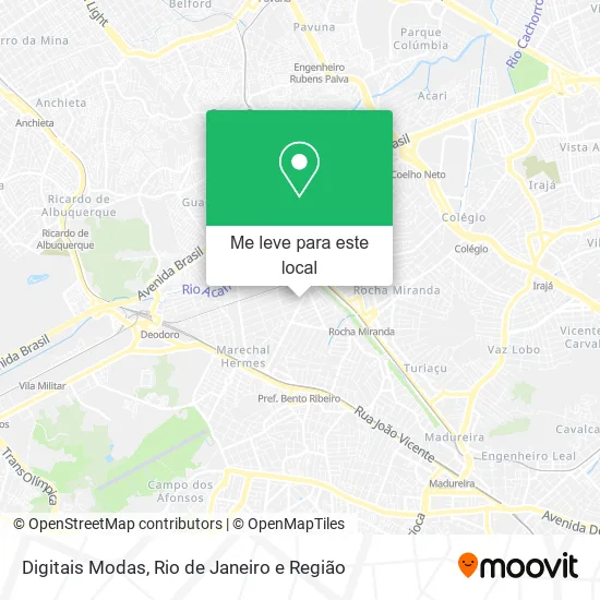 Digitais Modas mapa