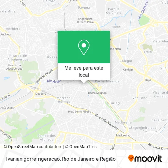 Ivanianigorrefrigeracao mapa