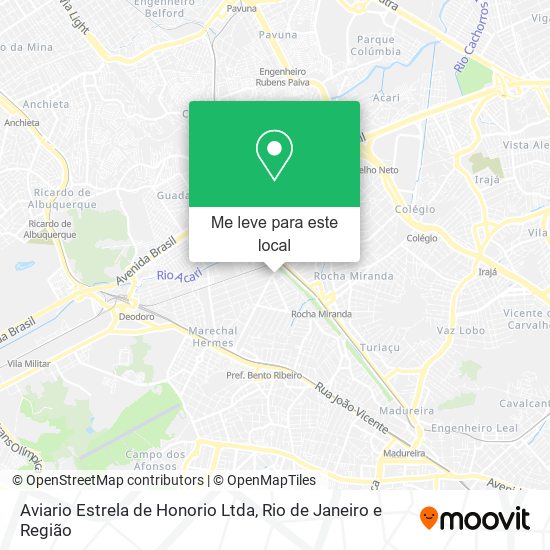 Aviario Estrela de Honorio Ltda mapa