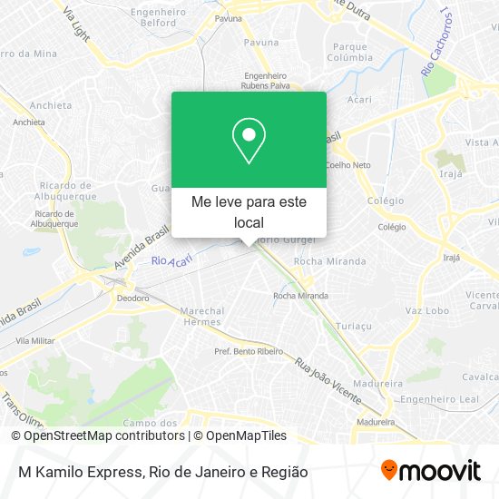 M Kamilo Express mapa
