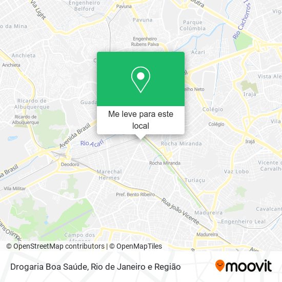 Drogaria Boa Saúde mapa