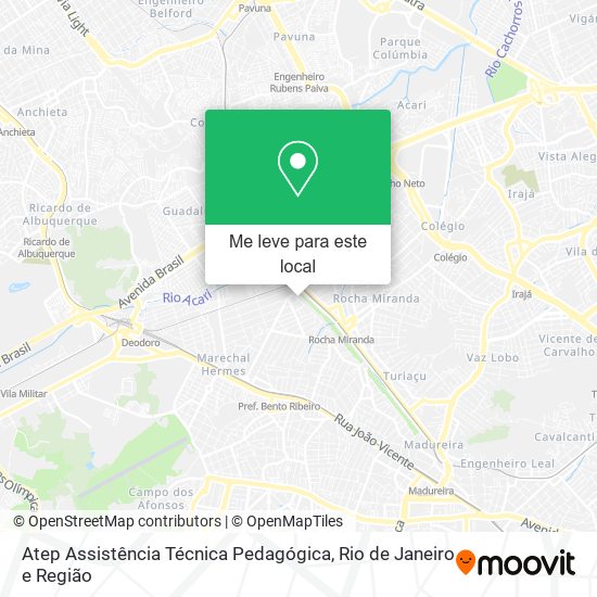 Atep Assistência Técnica Pedagógica mapa