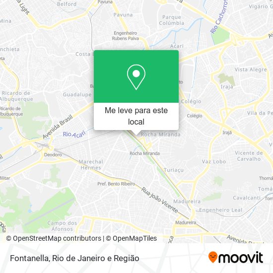 Fontanella mapa