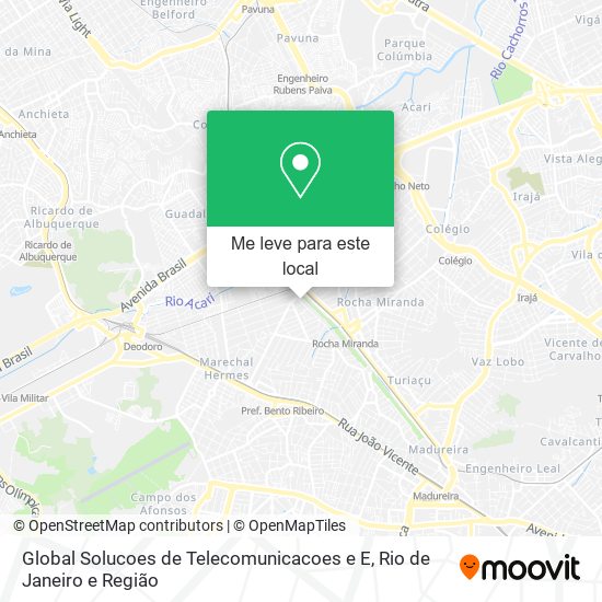 Global Solucoes de Telecomunicacoes e E mapa