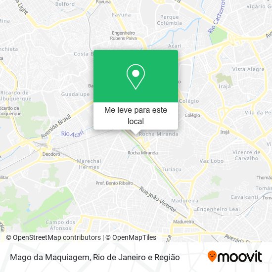 Mago da Maquiagem mapa