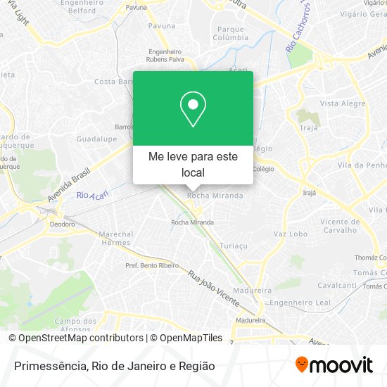 Primessência mapa