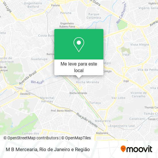 M B Mercearia mapa
