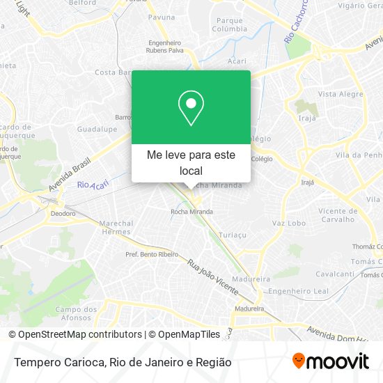 Tempero Carioca mapa