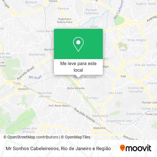 Mr Sonhos Cabeleireiros mapa
