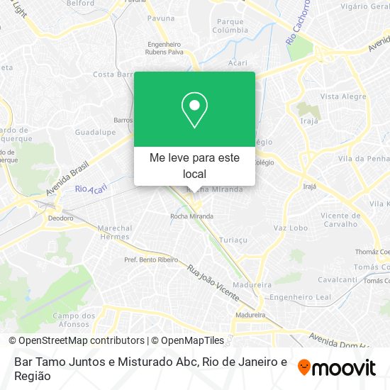 Bar Tamo Juntos e Misturado Abc mapa