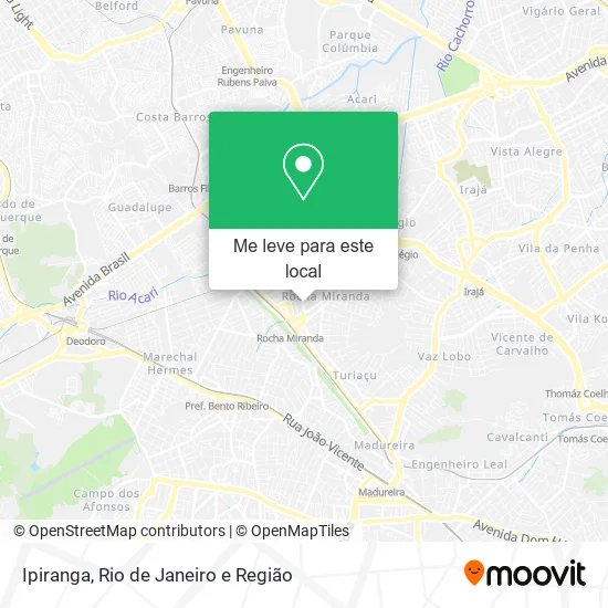 Ipiranga mapa