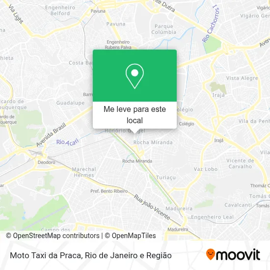 Moto Taxi da Praca mapa