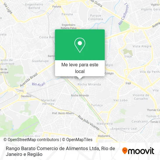 Rango Barato Comercio de Alimentos Ltda mapa