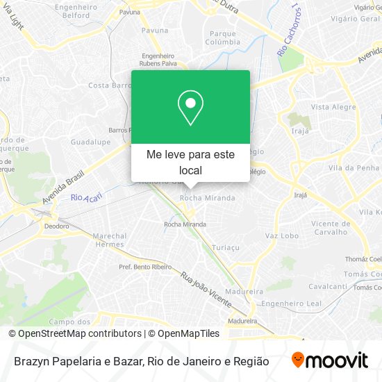 Brazyn Papelaria e Bazar mapa