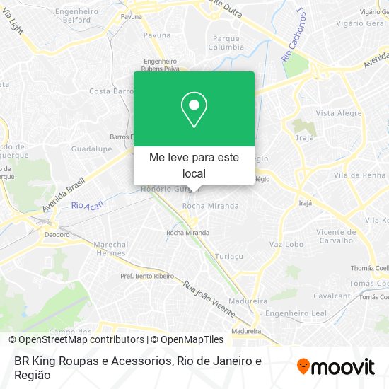 BR King Roupas e Acessorios mapa