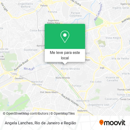 Angela Lanches mapa