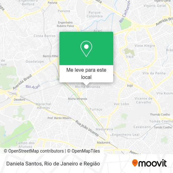 Daniela Santos mapa