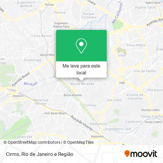Cirms mapa