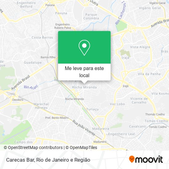 Carecas Bar mapa