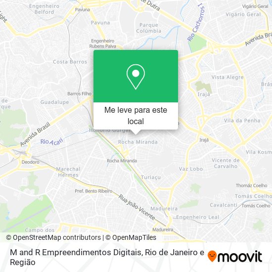 M and R Empreendimentos Digitais mapa