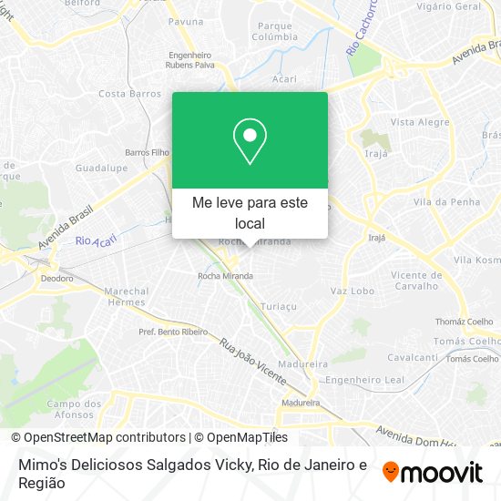 Mimo's Deliciosos Salgados Vicky mapa