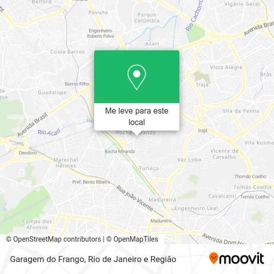 Garagem do Frango mapa
