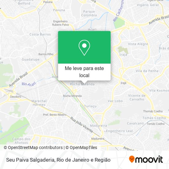 Seu Paiva Salgaderia mapa