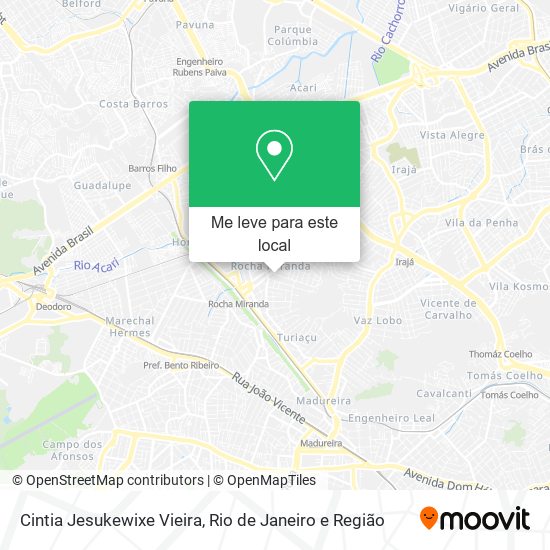 Cintia Jesukewixe Vieira mapa