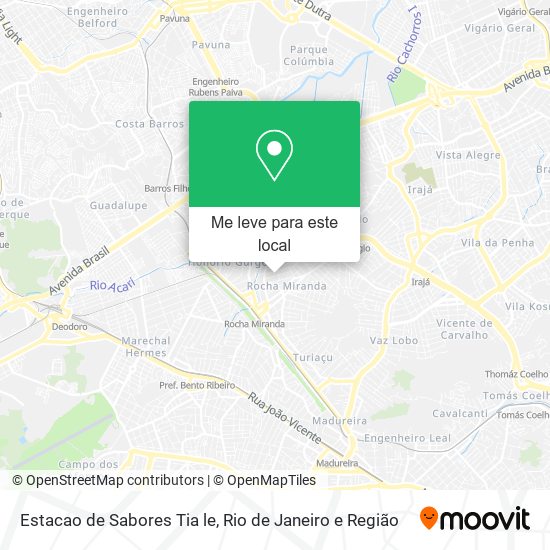 Estacao de Sabores Tia le mapa