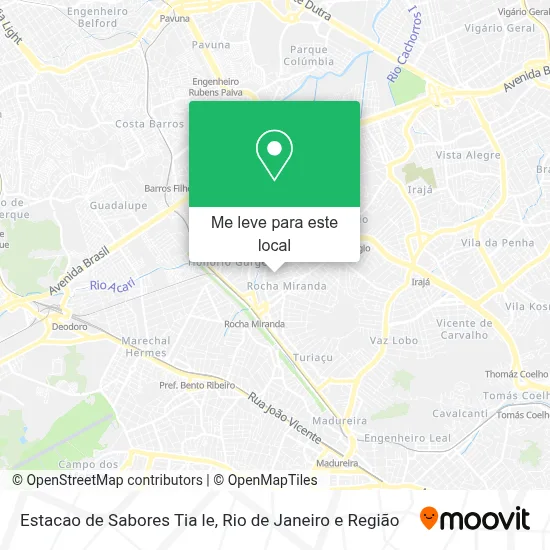 Estacao de Sabores Tia le mapa