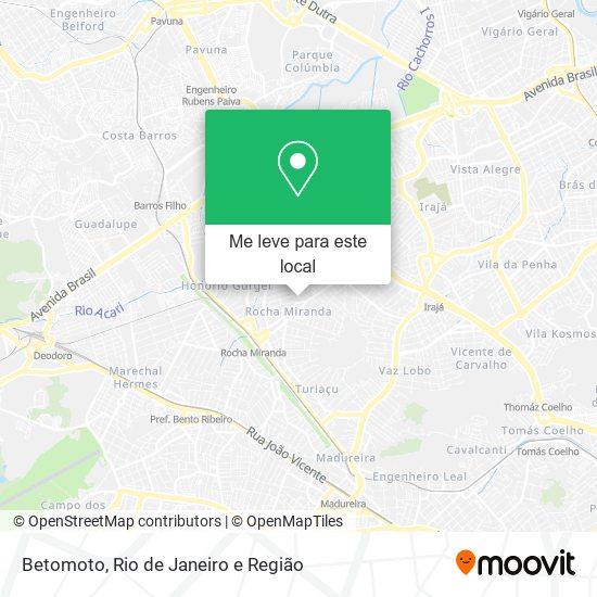 Betomoto mapa