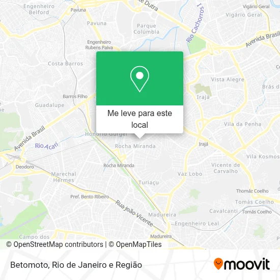 Betomoto mapa