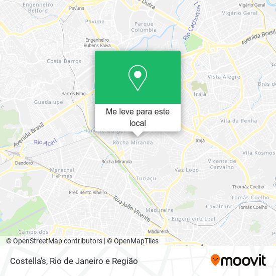 Costella's mapa