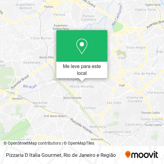 Pizzaria D Italia Gourmet mapa