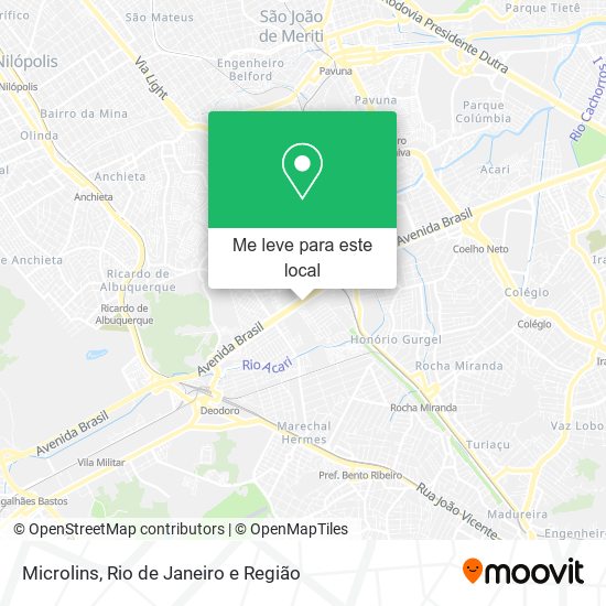 Microlins mapa