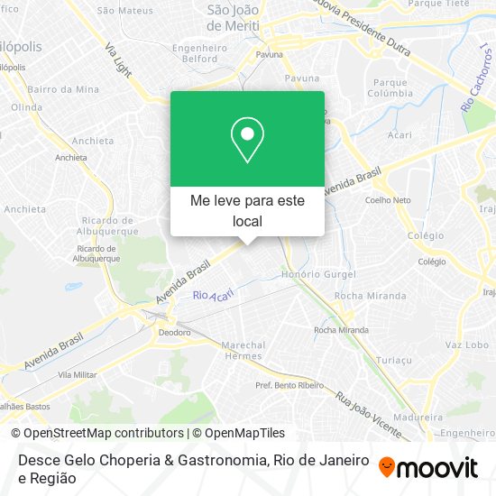 Desce Gelo Choperia & Gastronomia mapa