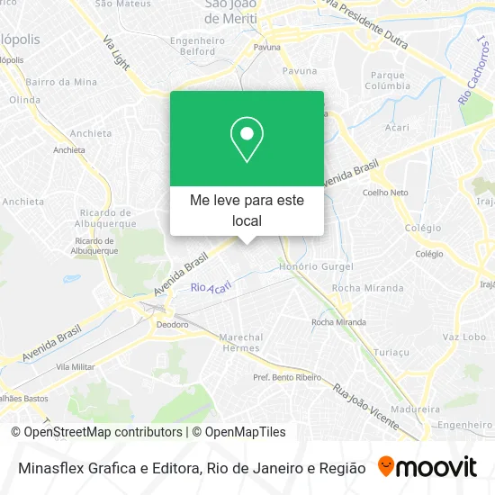 Minasflex Grafica e Editora mapa
